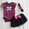 Polka Dot Headband Romper Set